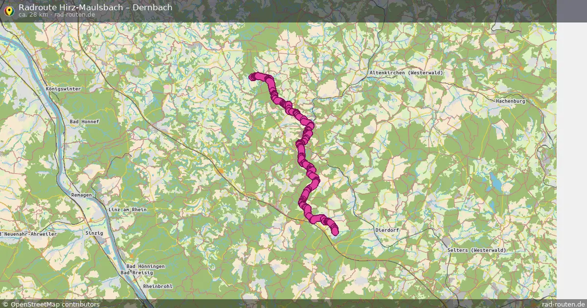 Radtour Hirz-Maulsbach – Dernbach