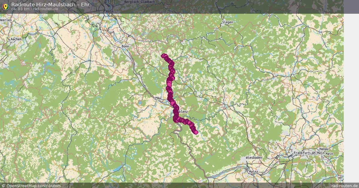 Radtour Hirz-Maulsbach – Ehr