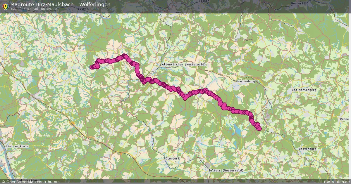 Radtour Hirz-Maulsbach – Wölferlingen