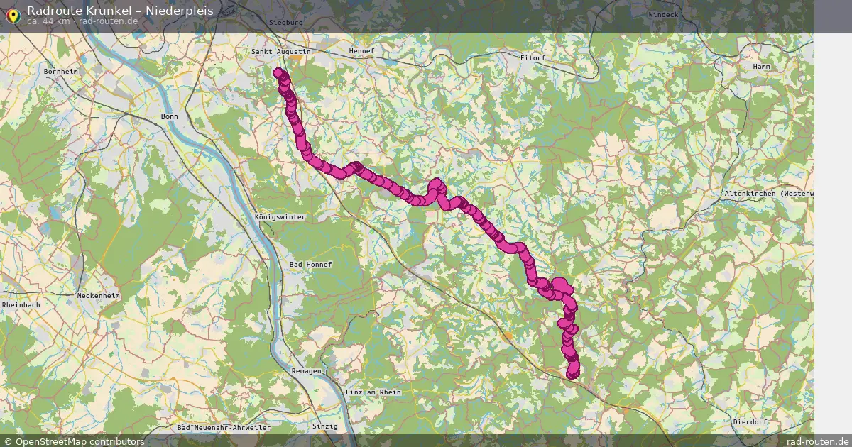 Radtour Krunkel – Niederpleis