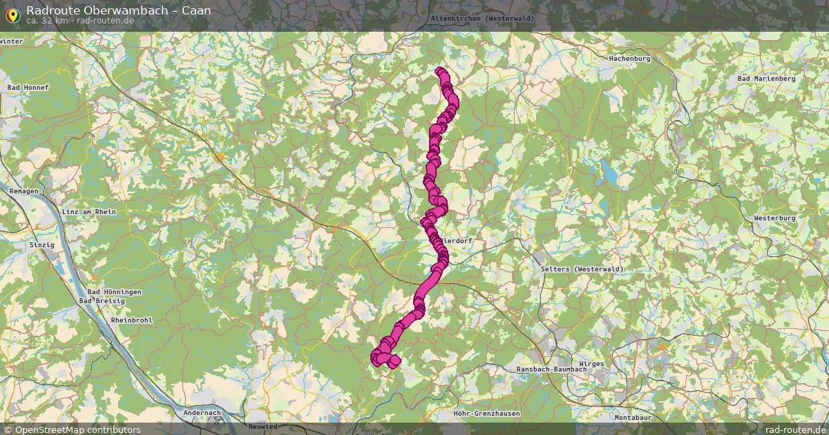 Radtour Oberwambach – Caan