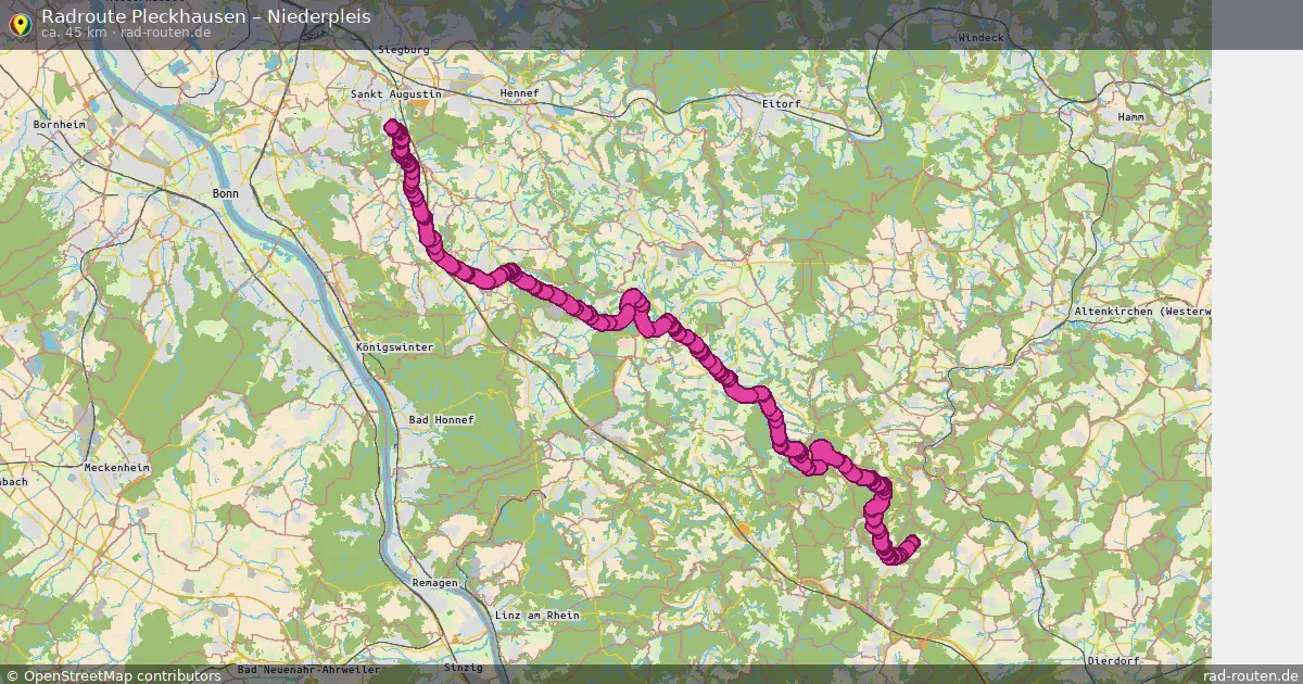 Radtour Pleckhausen – Niederpleis