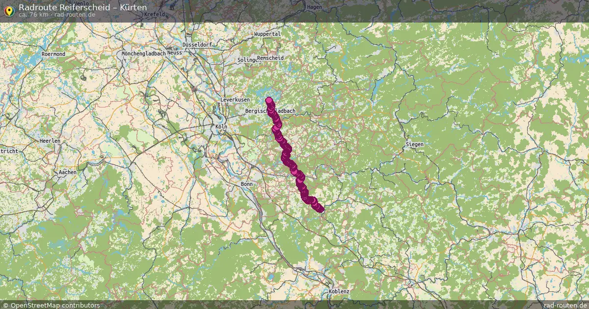 Radtour Reiferscheid – Kürten