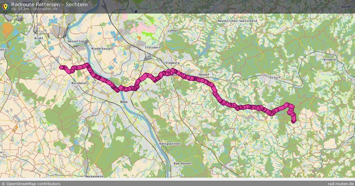 Radtour Rettersen – Sechtem
