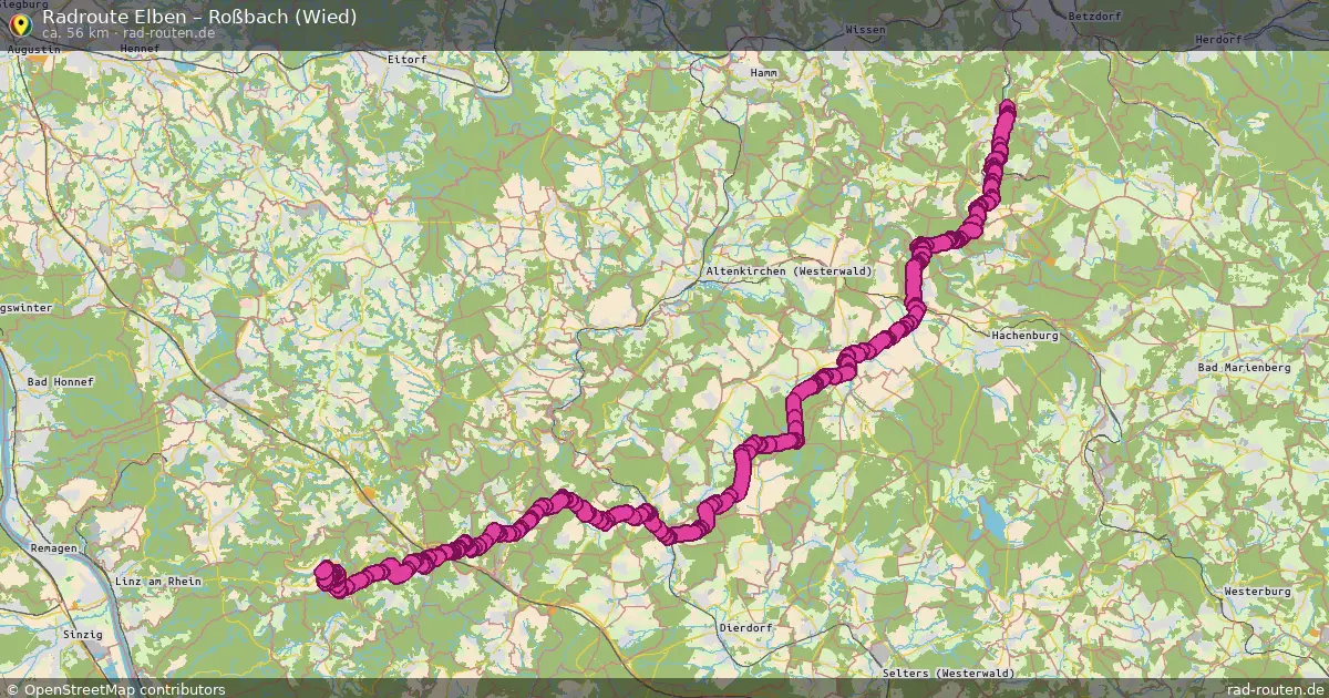 Radtour Elben – Roßbach (Wied)