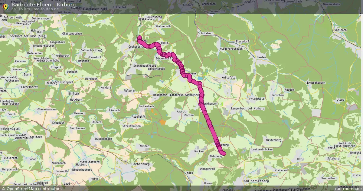 Radtour Elben – Kirburg