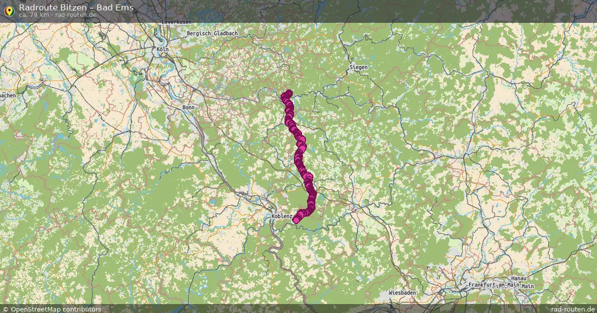 Radtour Bitzen – Bad Ems
