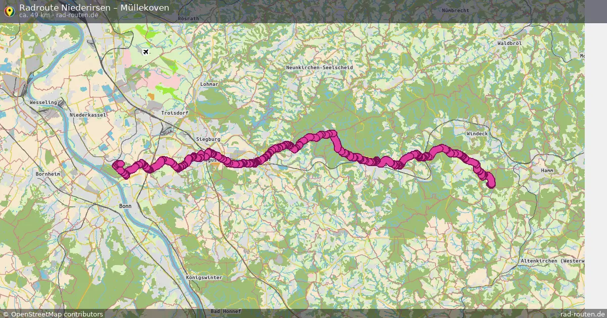 Radtour Niederirsen – Müllekoven