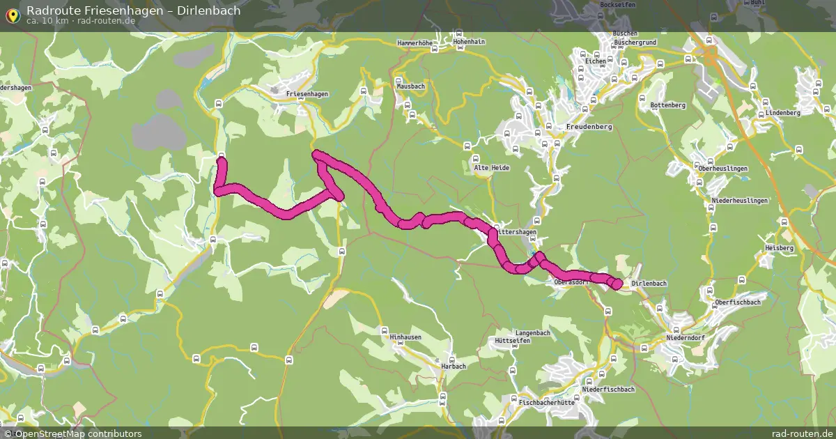 Radtour Friesenhagen – Dirlenbach