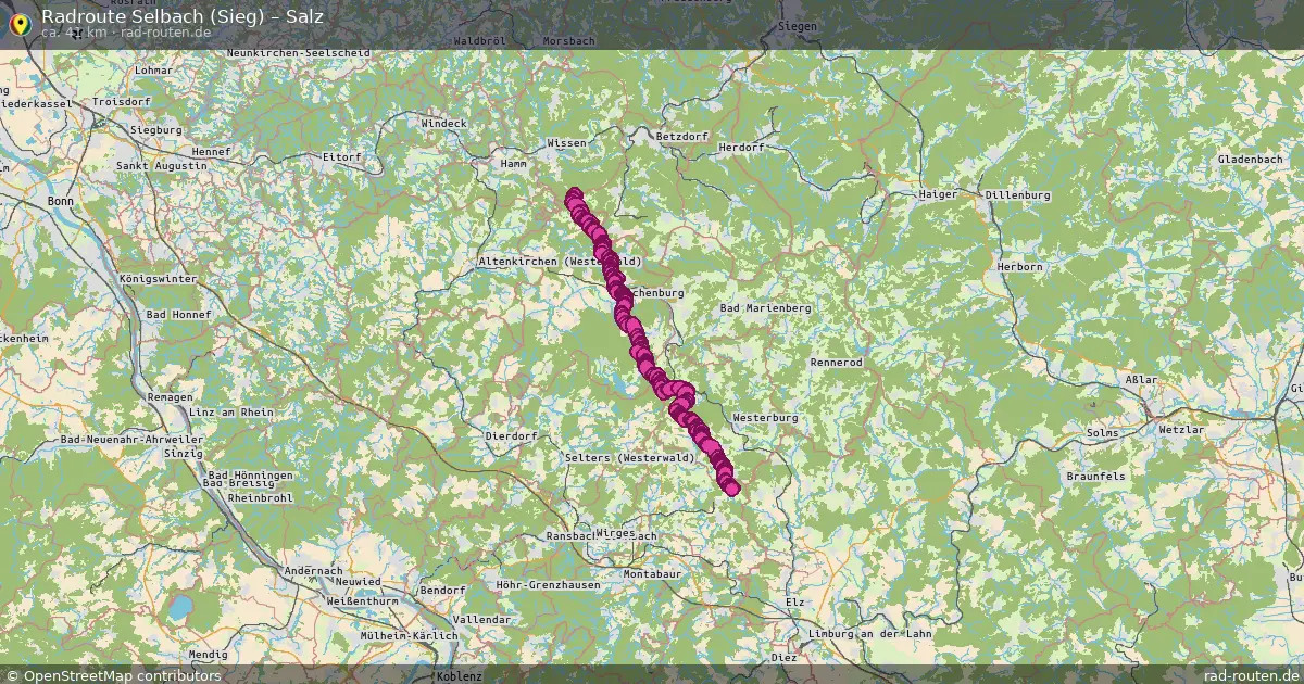 Radtour Selbach (Sieg) – Salz