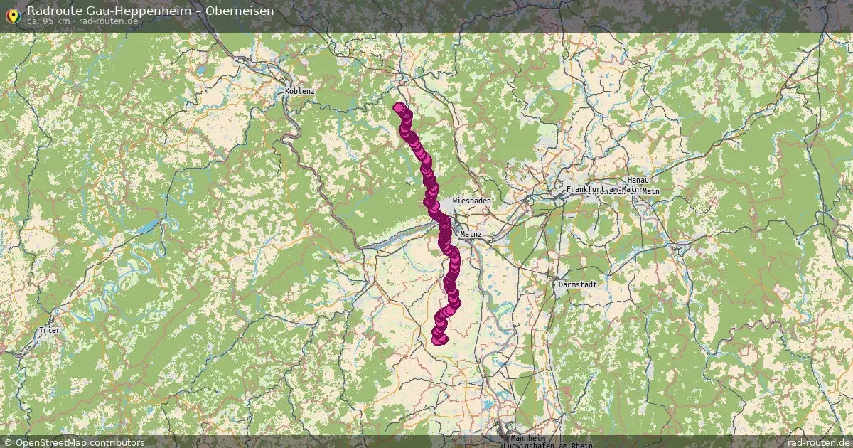 Radtour Gau-Heppenheim – Oberneisen