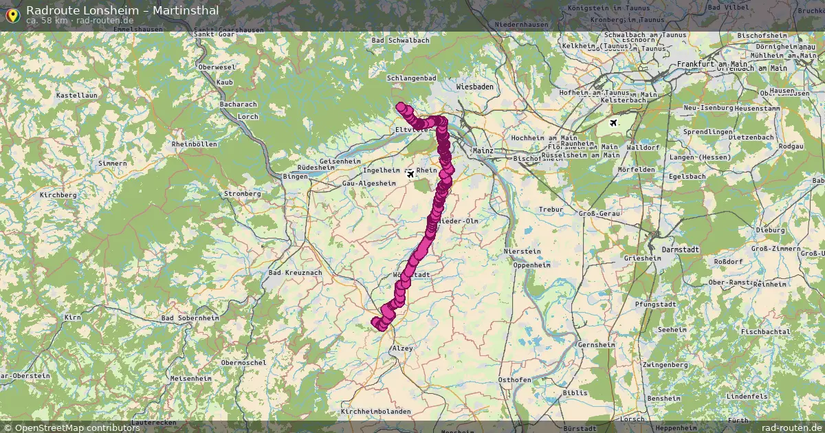 Radtour Lonsheim – Martinsthal