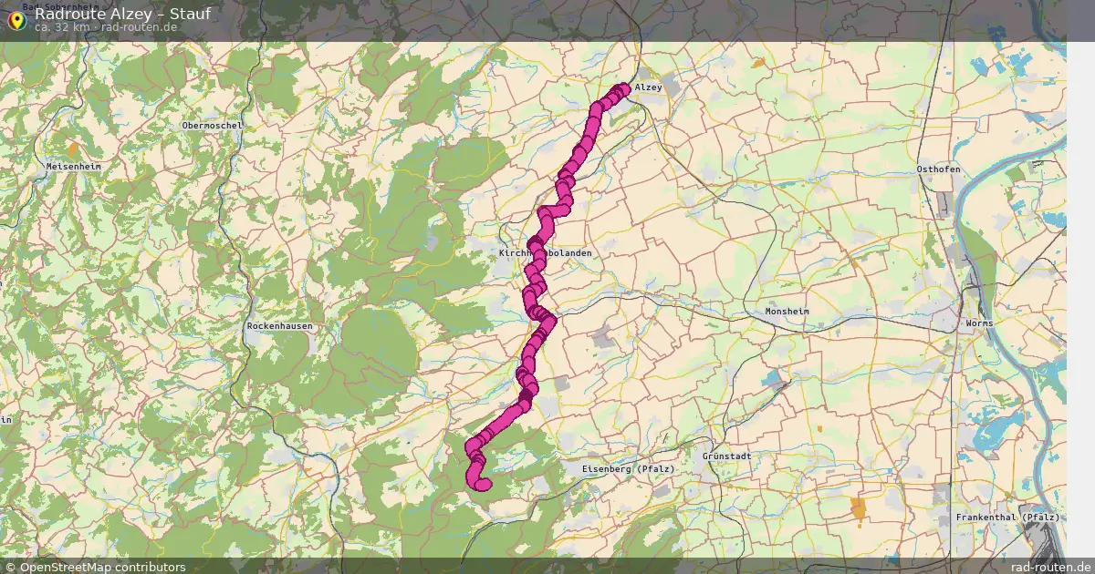 Radtour Alzey – Stauf