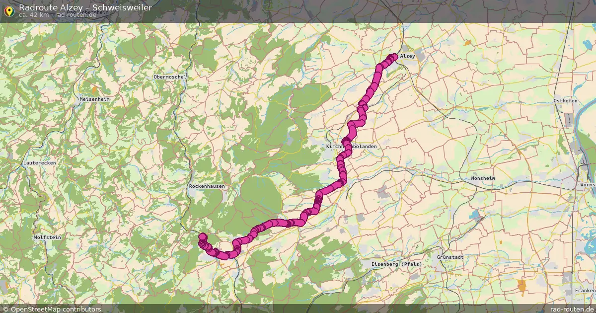 Radtour Alzey – Schweisweiler