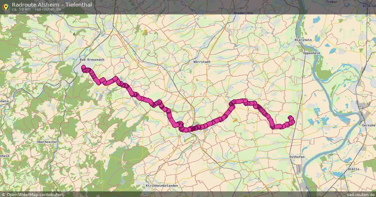 Radtour Alsheim – Tiefenthal