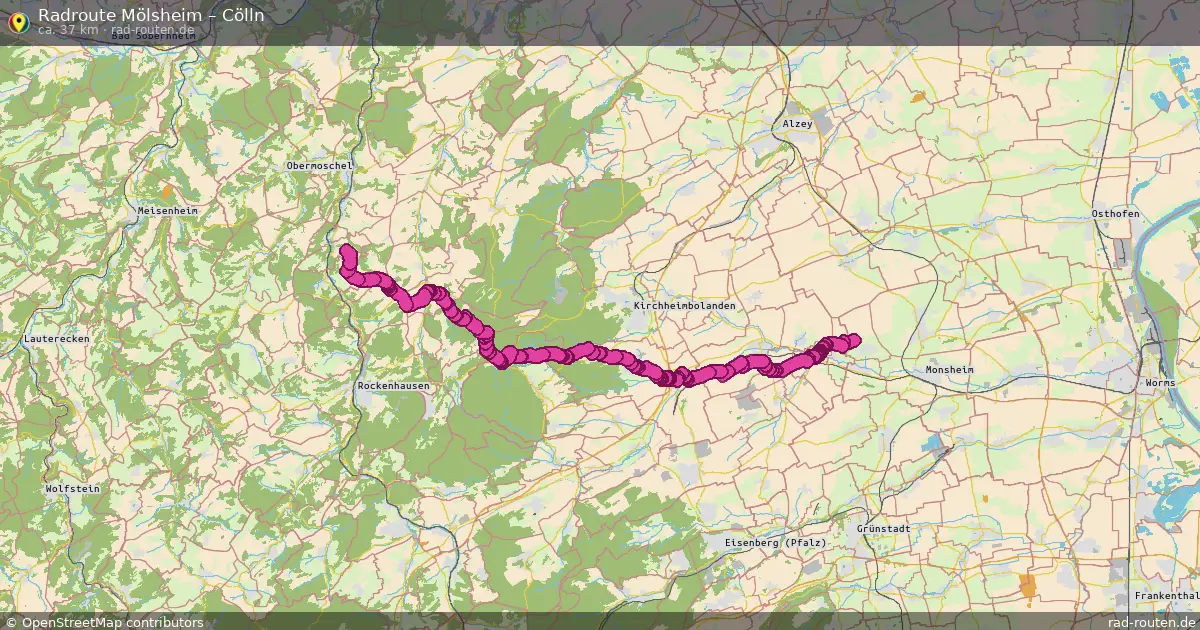 Radtour Mölsheim – Cölln