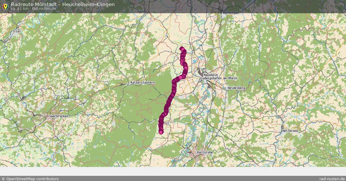 Radtour Mörstadt – Heuchelheim-Klingen