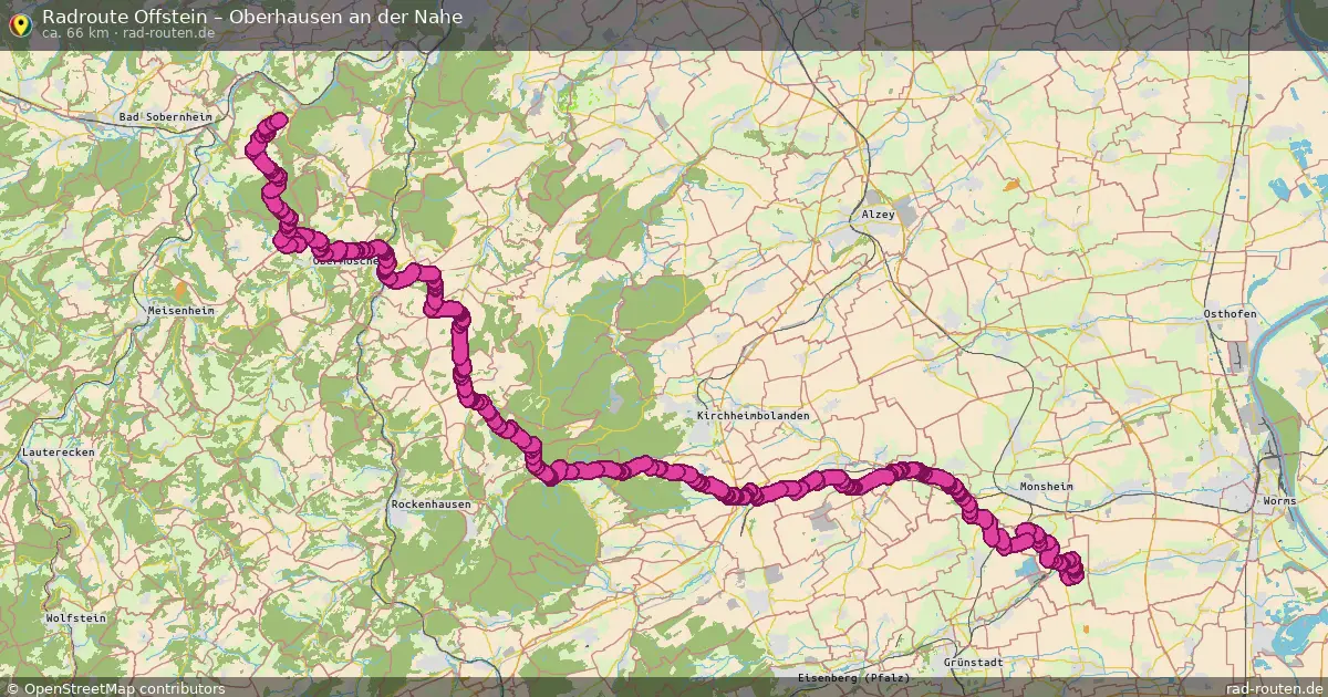 Radtour Offstein – Oberhausen An Der Nahe