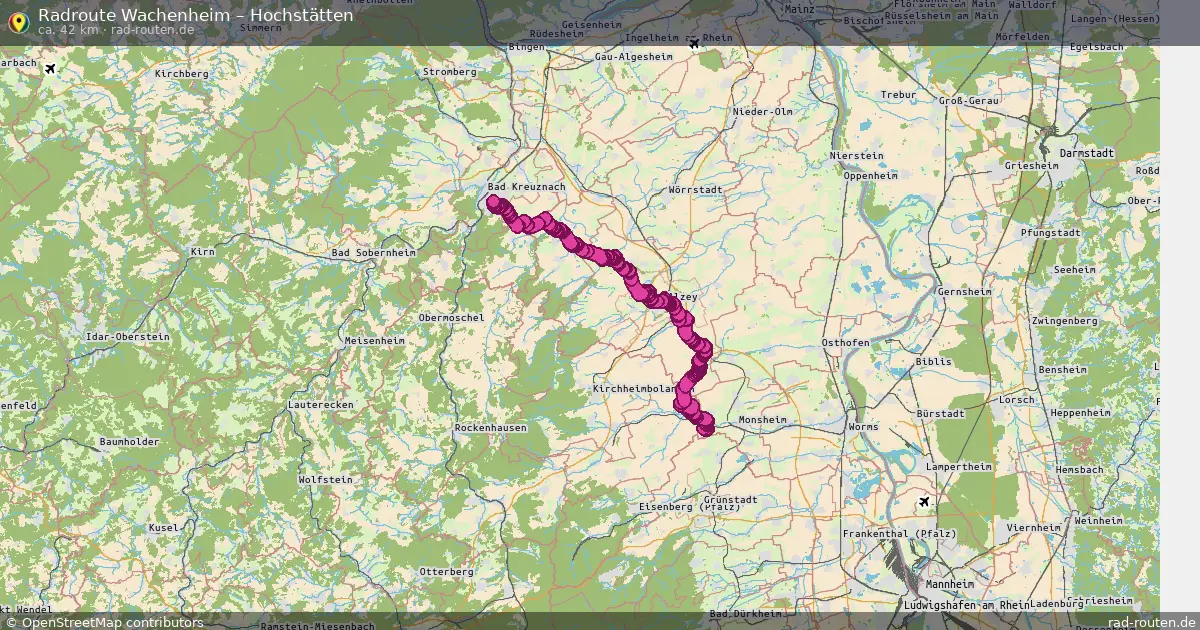 Radtour Wachenheim – Hochstätten