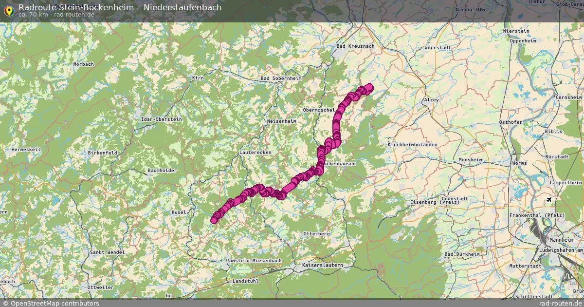 Radtour Stein-Bockenheim – Niederstaufenbach