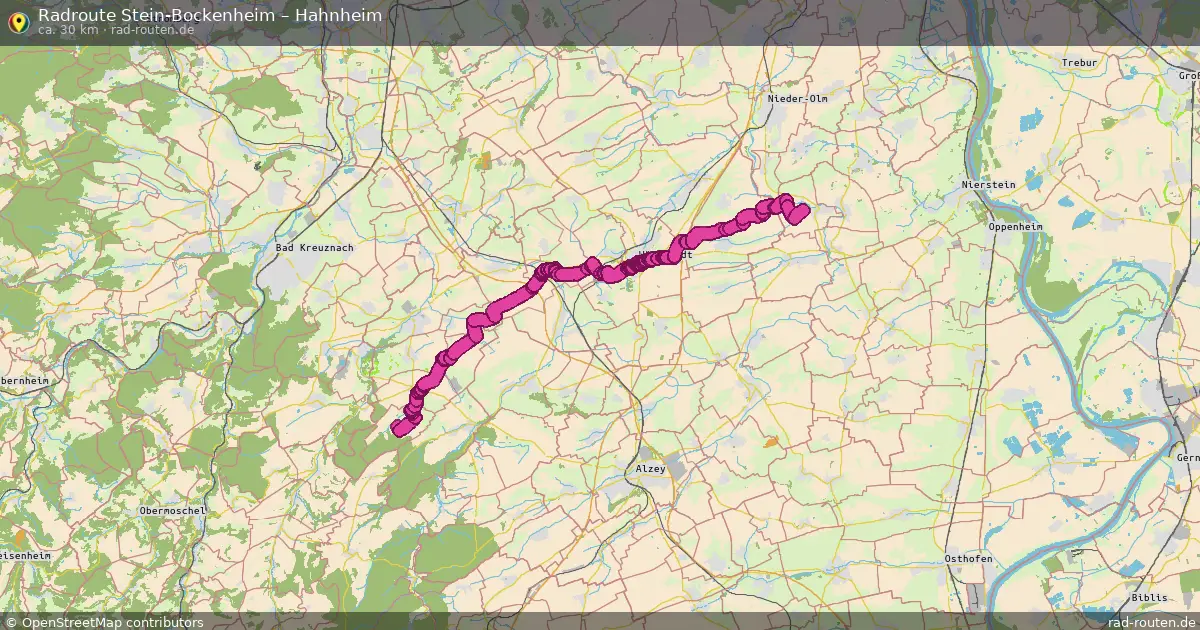Radtour Stein-Bockenheim – Hahnheim