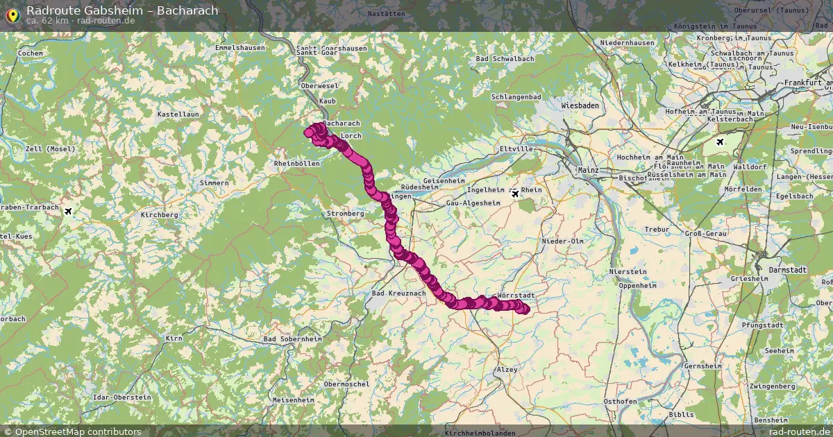 Radtour Gabsheim – Bacharach