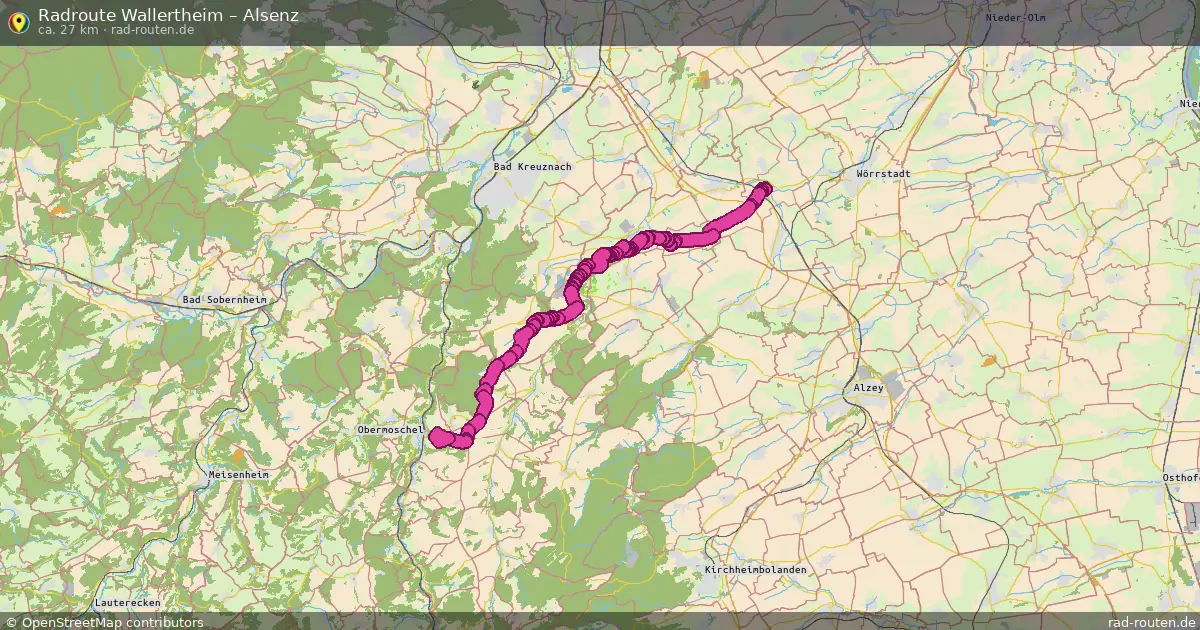 Radtour Wallertheim – Alsenz