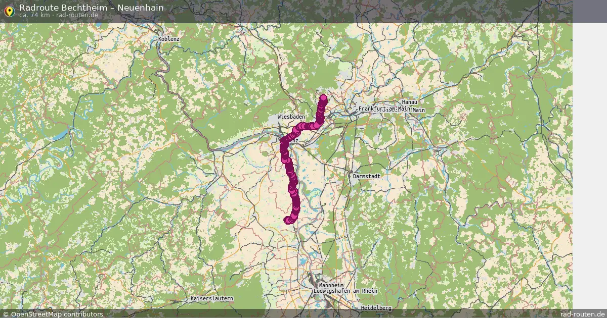 Radtour Bechtheim – Neuenhain