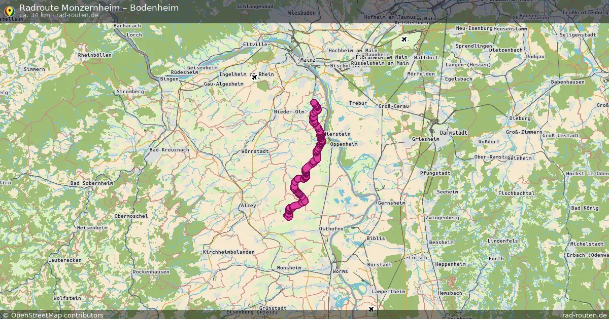 Radtour Monzernheim – Bodenheim