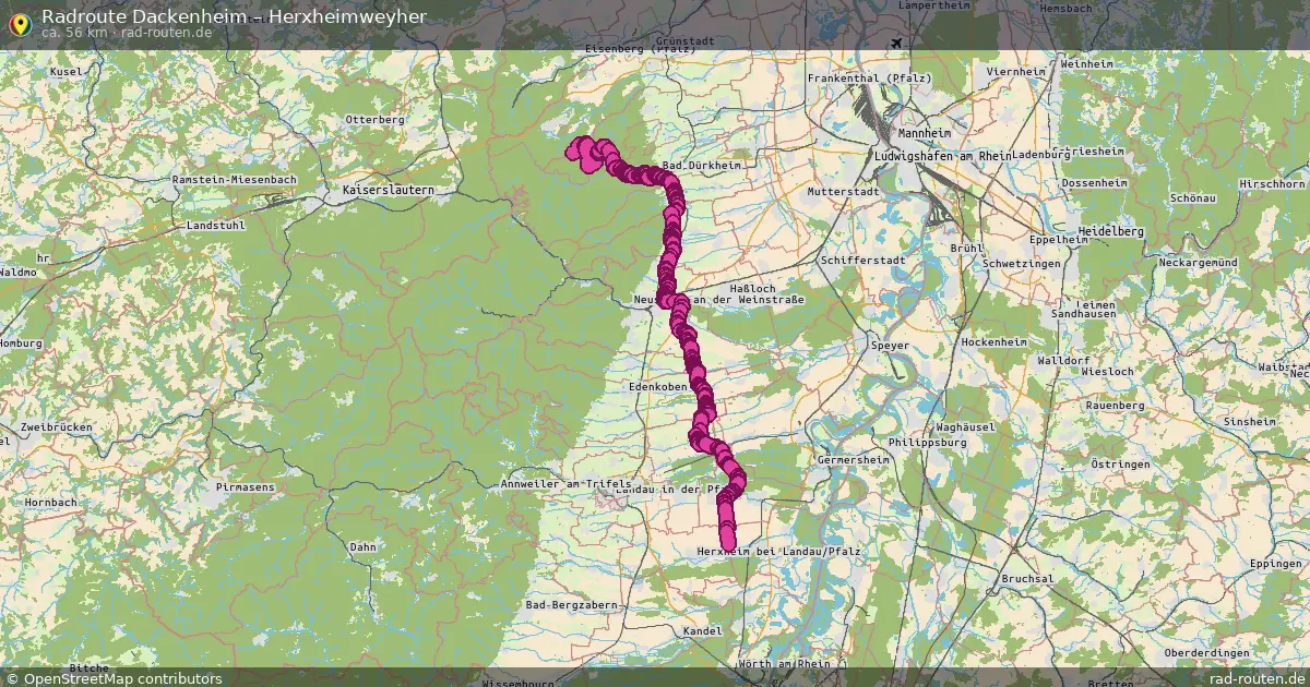 Radtour Dackenheim – Herxheimweyher