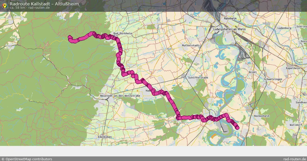 Radtour Kallstadt – Altlußheim
