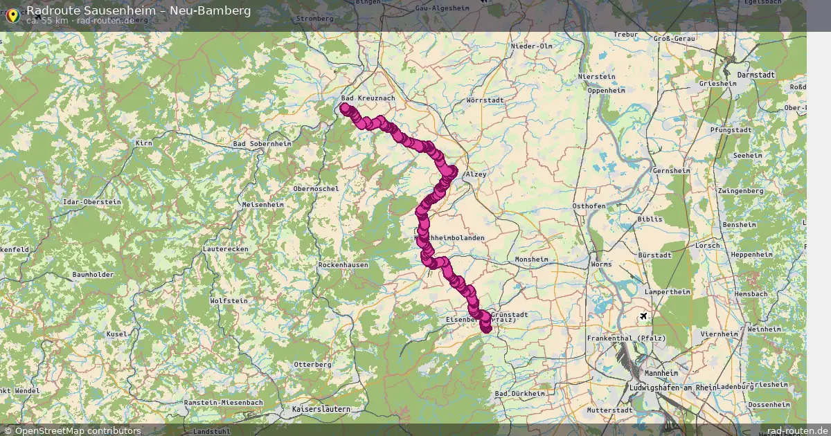 Radtour Sausenheim – Neu-Bamberg