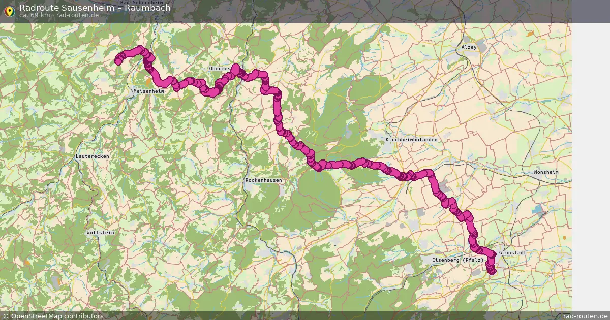Radtour Sausenheim – Raumbach