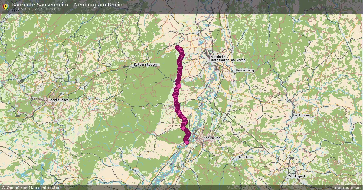 Radtour Sausenheim – Neuburg Am Rhein