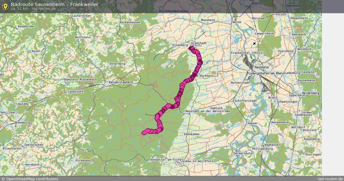 Radtour Sausenheim – Frankweiler