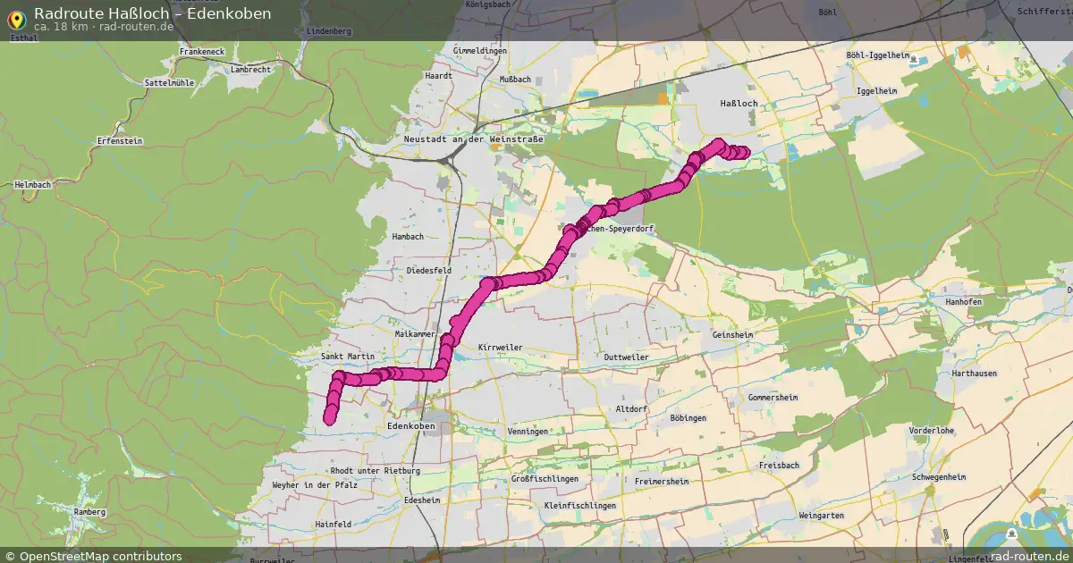 Radtour Haßloch – Edenkoben