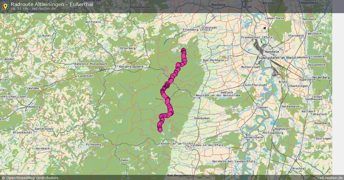 Radtour Altleiningen – Eußerthal