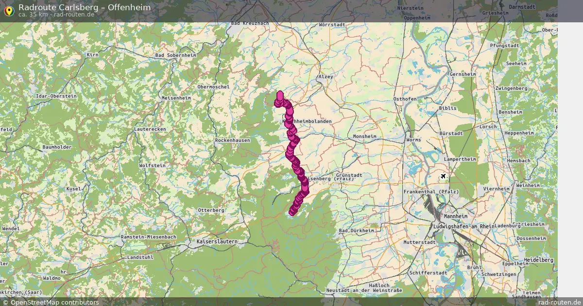 Radtour Carlsberg – Offenheim