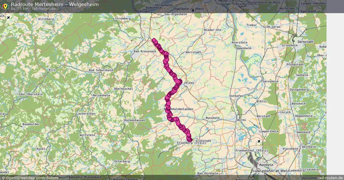Radtour Mertesheim – Welgesheim