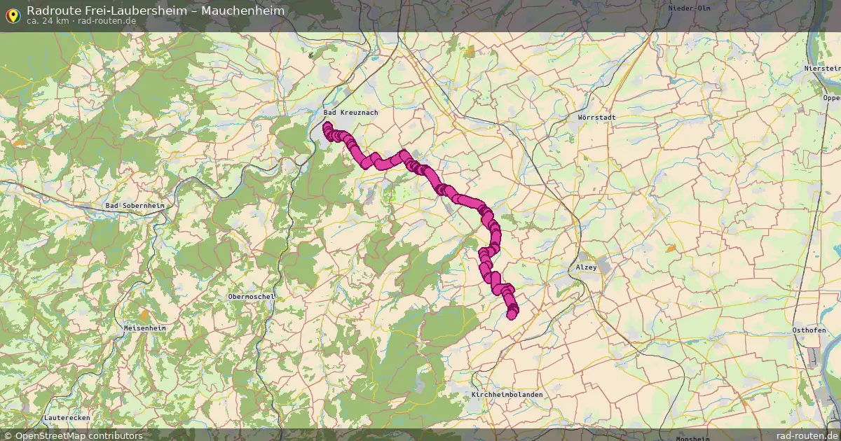 Radtour Frei-Laubersheim – Mauchenheim