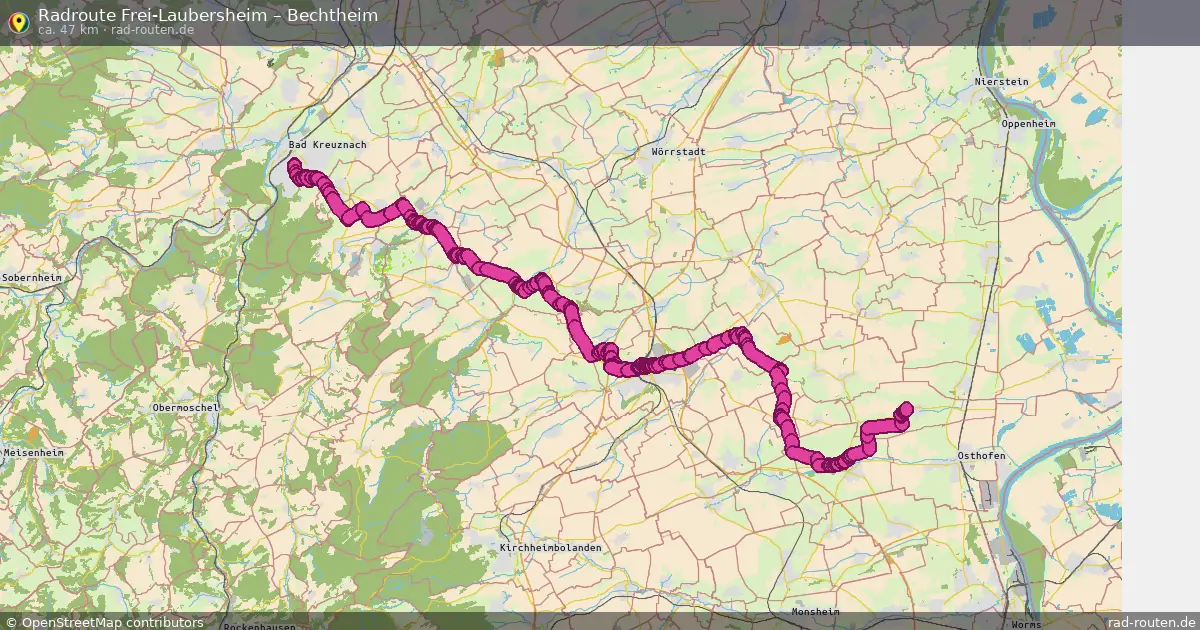 Radtour Frei-Laubersheim – Bechtheim