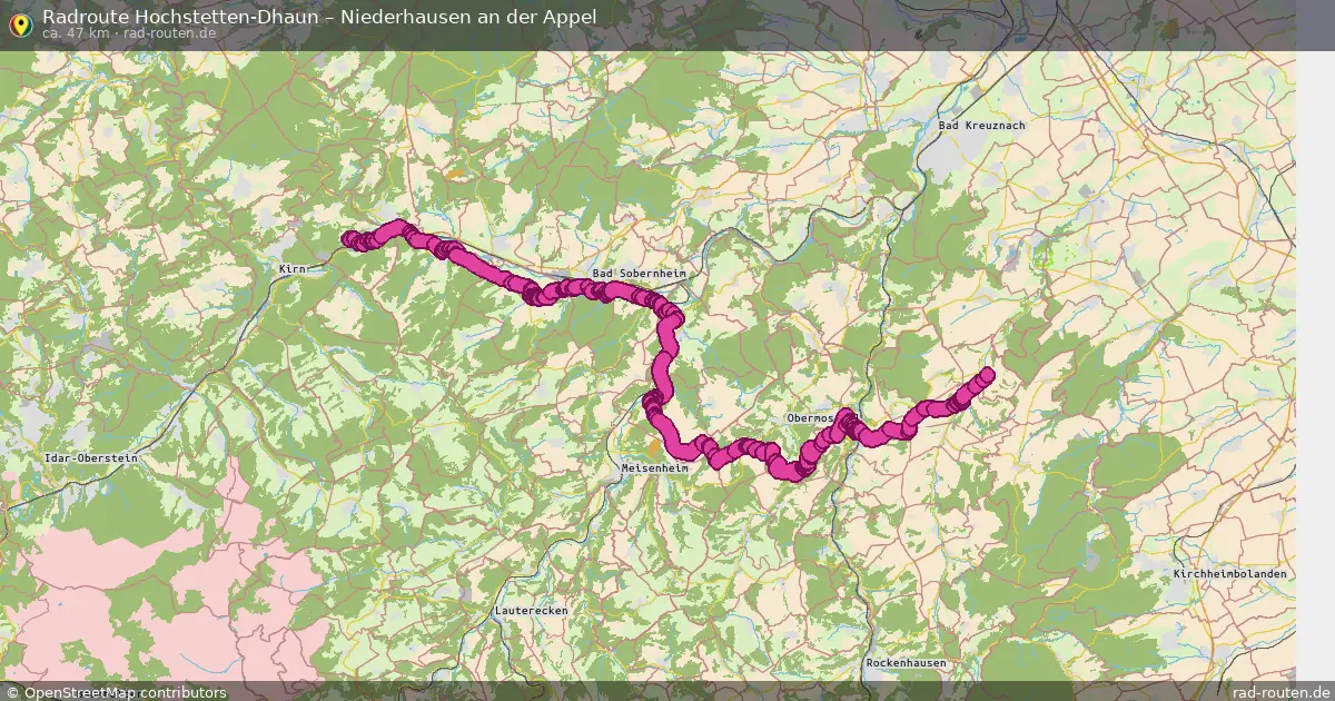 Radtour Hochstetten-Dhaun – Niederhausen An Der Appel