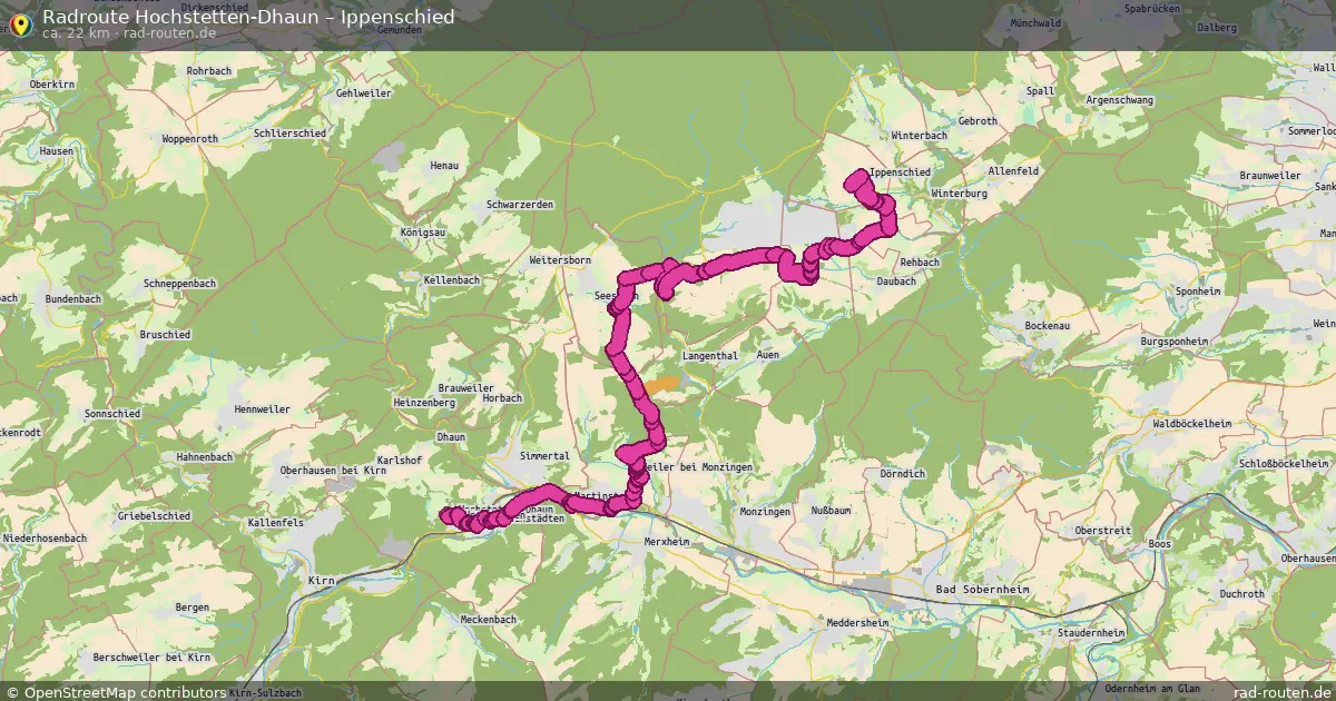 Radtour Hochstetten-Dhaun – Ippenschied