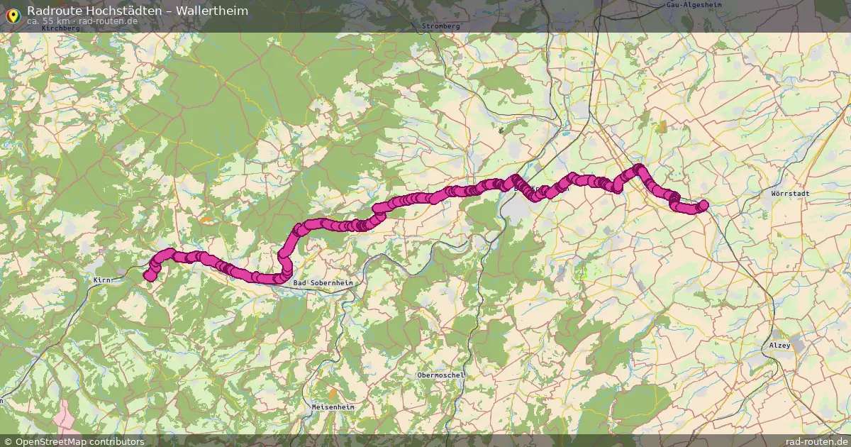 Radtour Hochstädten – Wallertheim