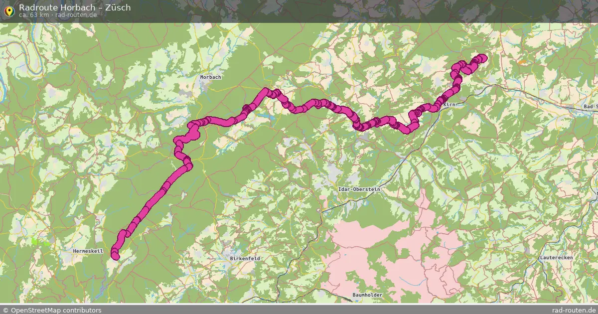Radtour Horbach – Züsch