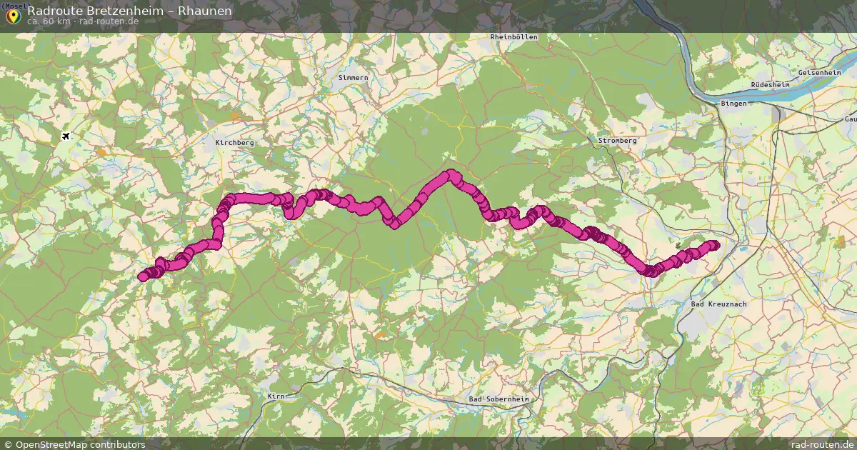 Radtour Bretzenheim – Rhaunen