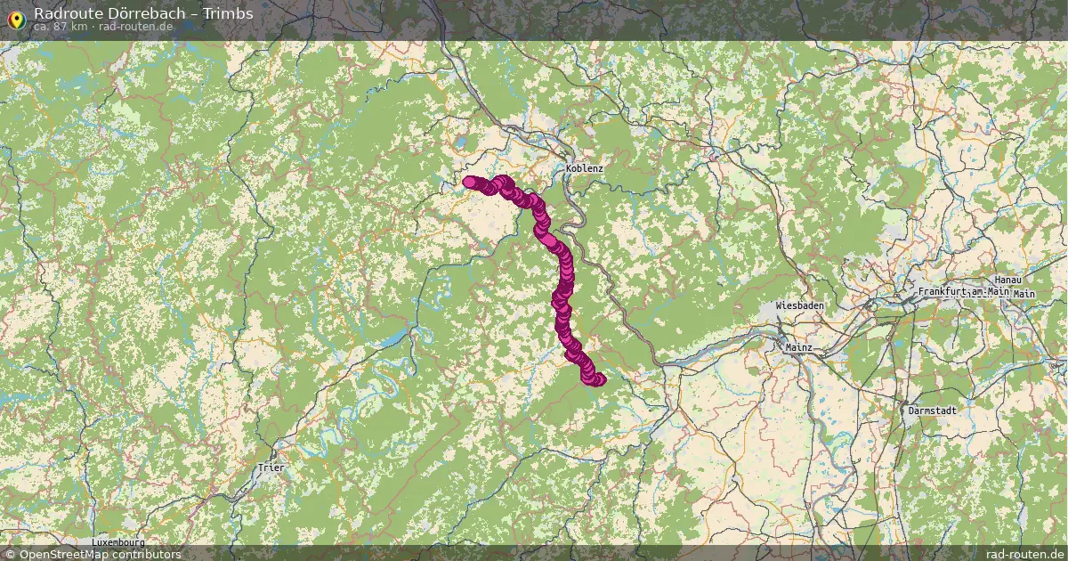 Radtour Dörrebach – Trimbs