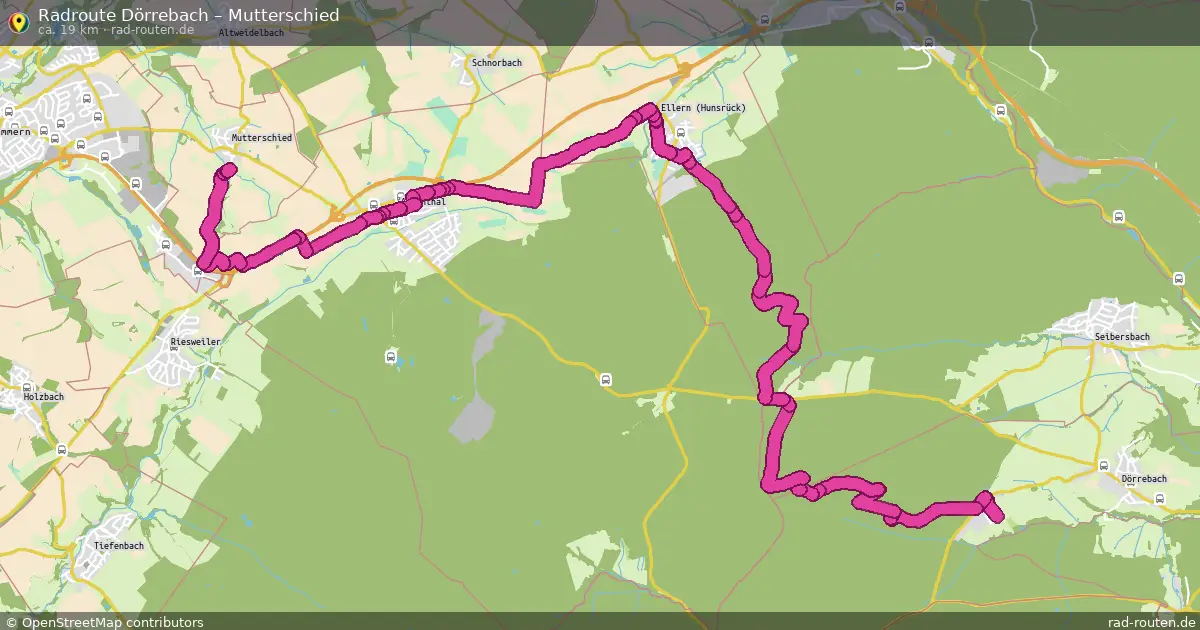 Radtour Dörrebach – Mutterschied