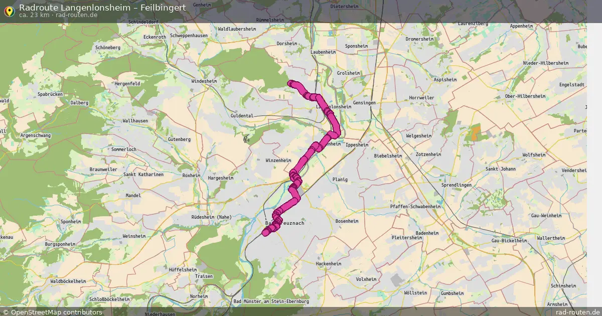 Radtour Langenlonsheim – Feilbingert