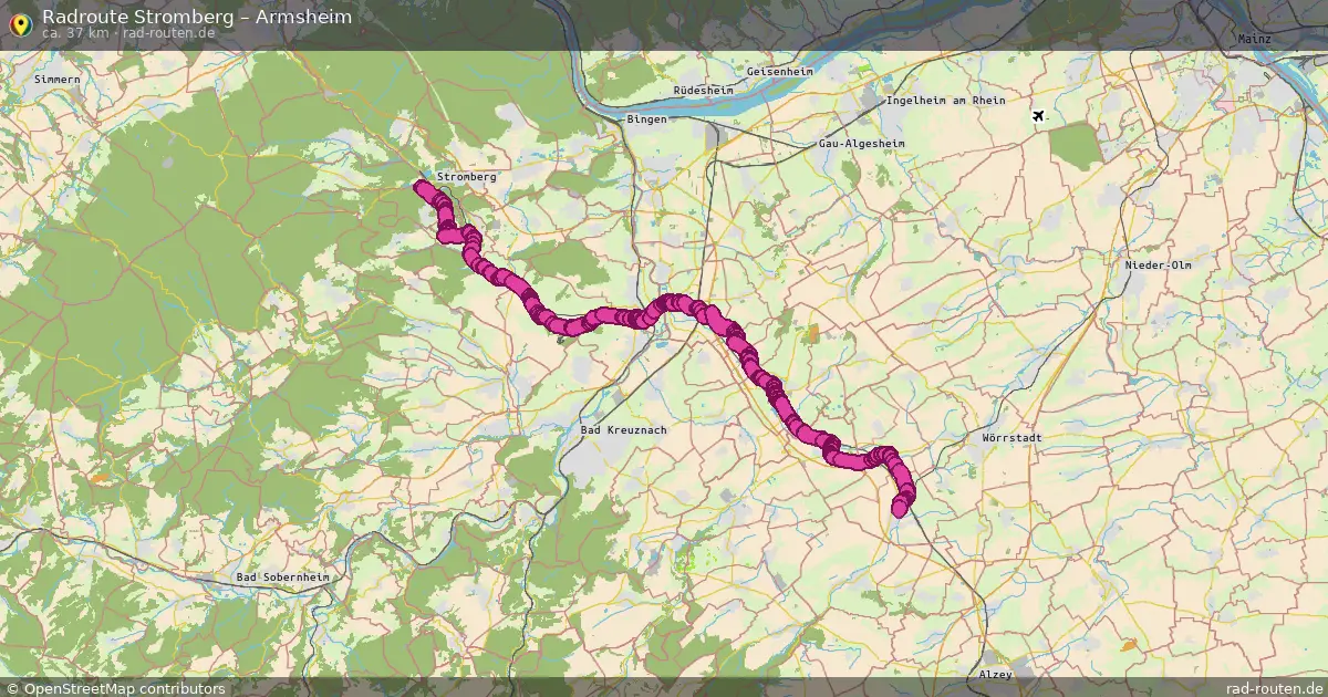 Radtour Stromberg – Armsheim